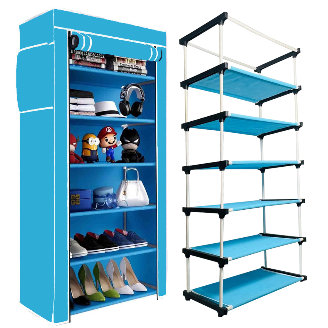 6 Layer Shoe Rack Firozi