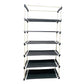6 Layer Shoe Rack Black