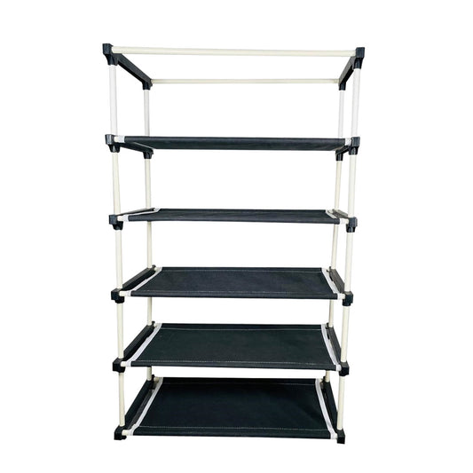 5 Layer Shoe Rack Brown Black