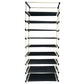 9 Layer Shoe Rack Brown