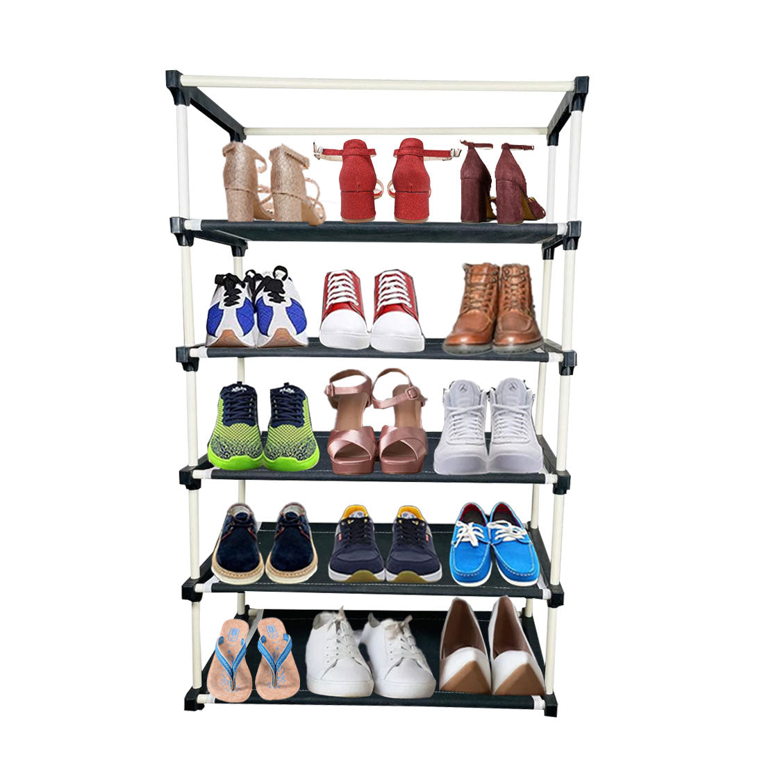 5 Layer Shoe Rack Blue