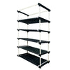 5 Layer Shoe Rack Maroon