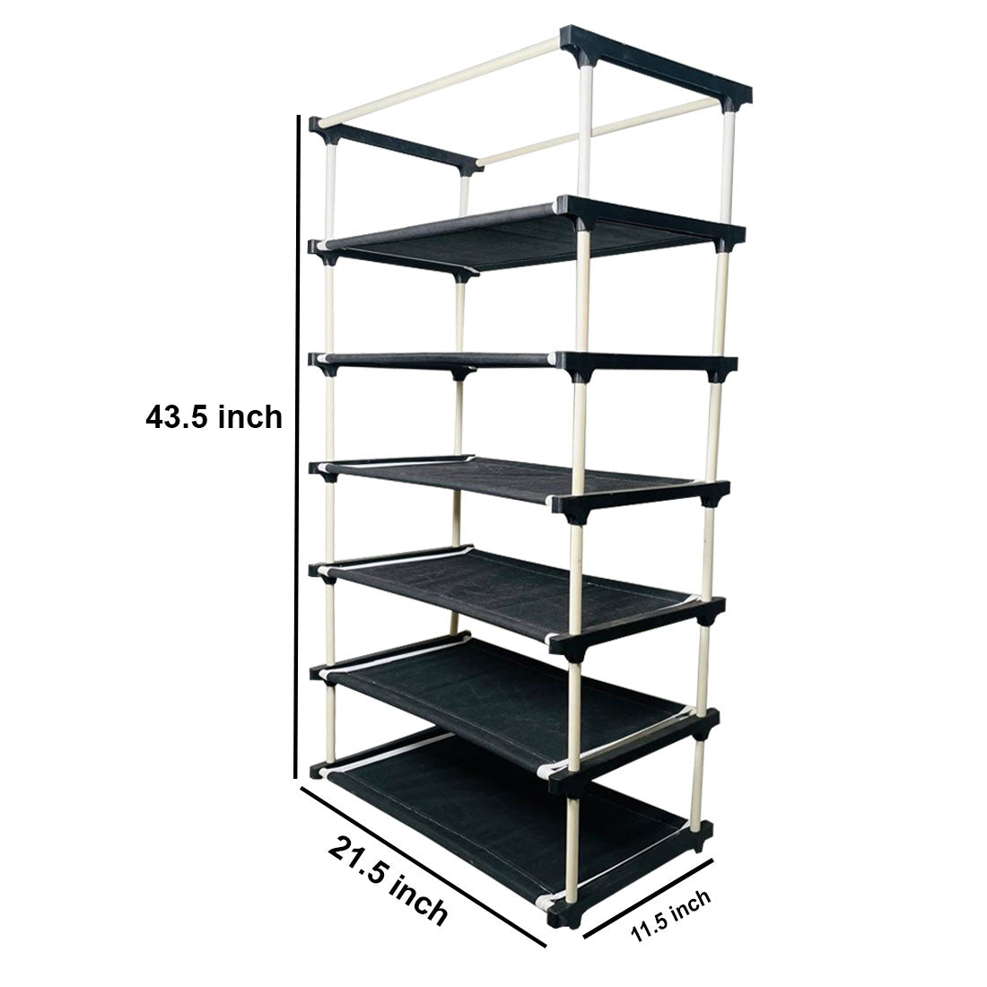 6 Layer Shoe Rack Grey