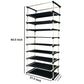 9 Layer Shoe Rack Brown
