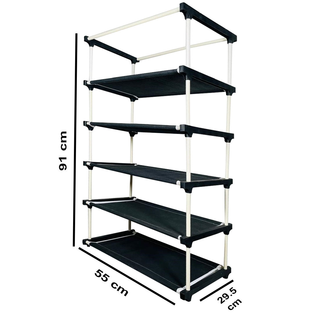 5 Layer Shoe Rack Blue