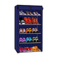 5 Layer Shoe Rack Blue