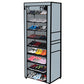 9 Layer Shoe Rack Grey
