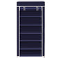 6 Layer Shoe Rack Blue