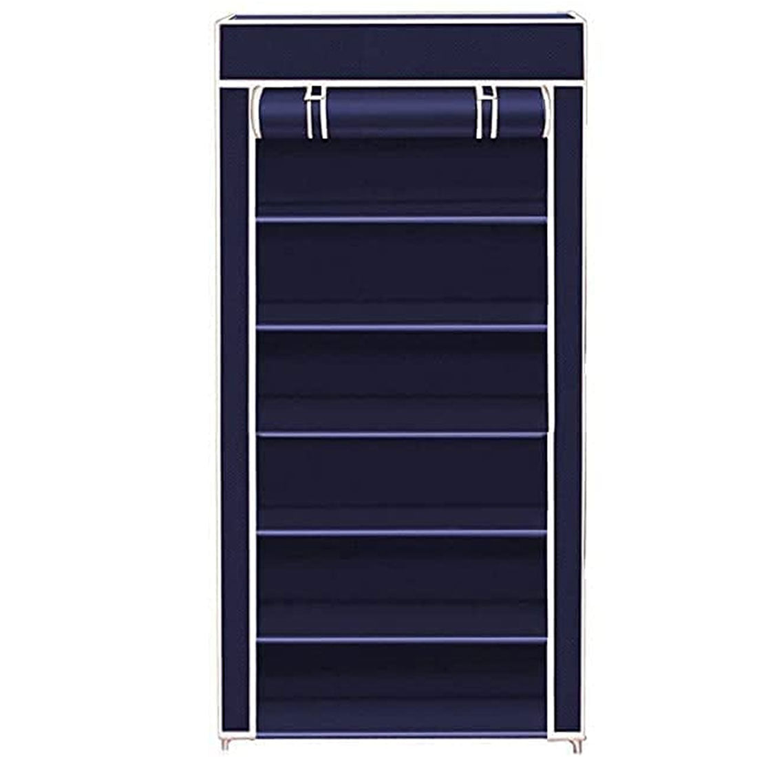 6 Layer Shoe Rack Blue