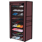 9 Layer Shoe Rack Brown