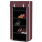 5 Layer Shoe Rack Brown