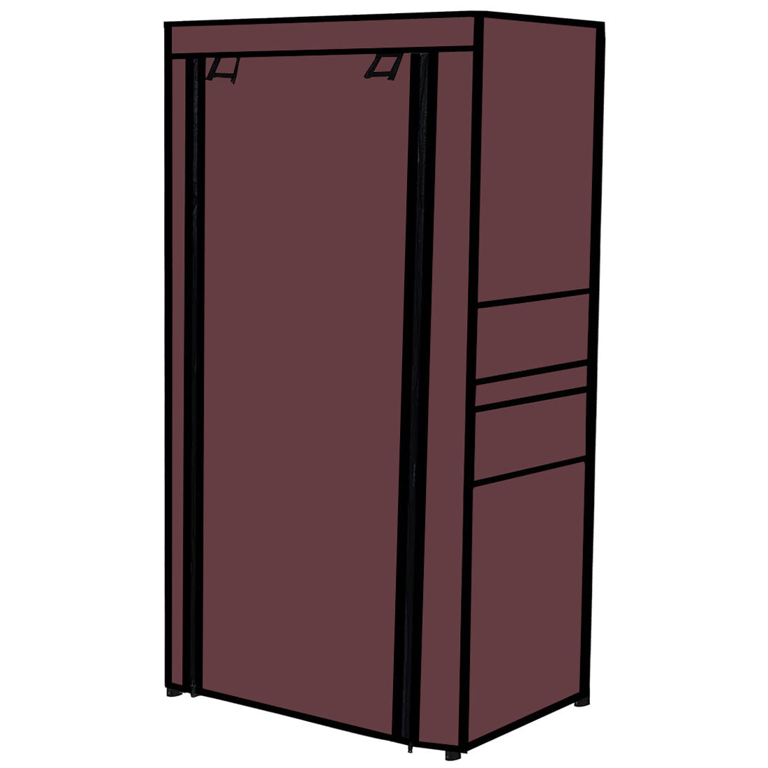 9 Layer Shoe Rack Brown