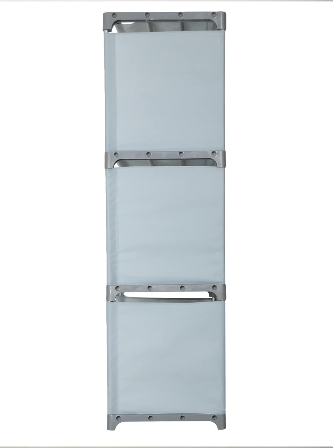 TURBOMAX 3 Layer Open Book Shelf Storage Shelf For Study Room Home Office Plastic Semi-Open Book Shelf  (Finish Color - Grey, DIY(Do-It-Yourself))