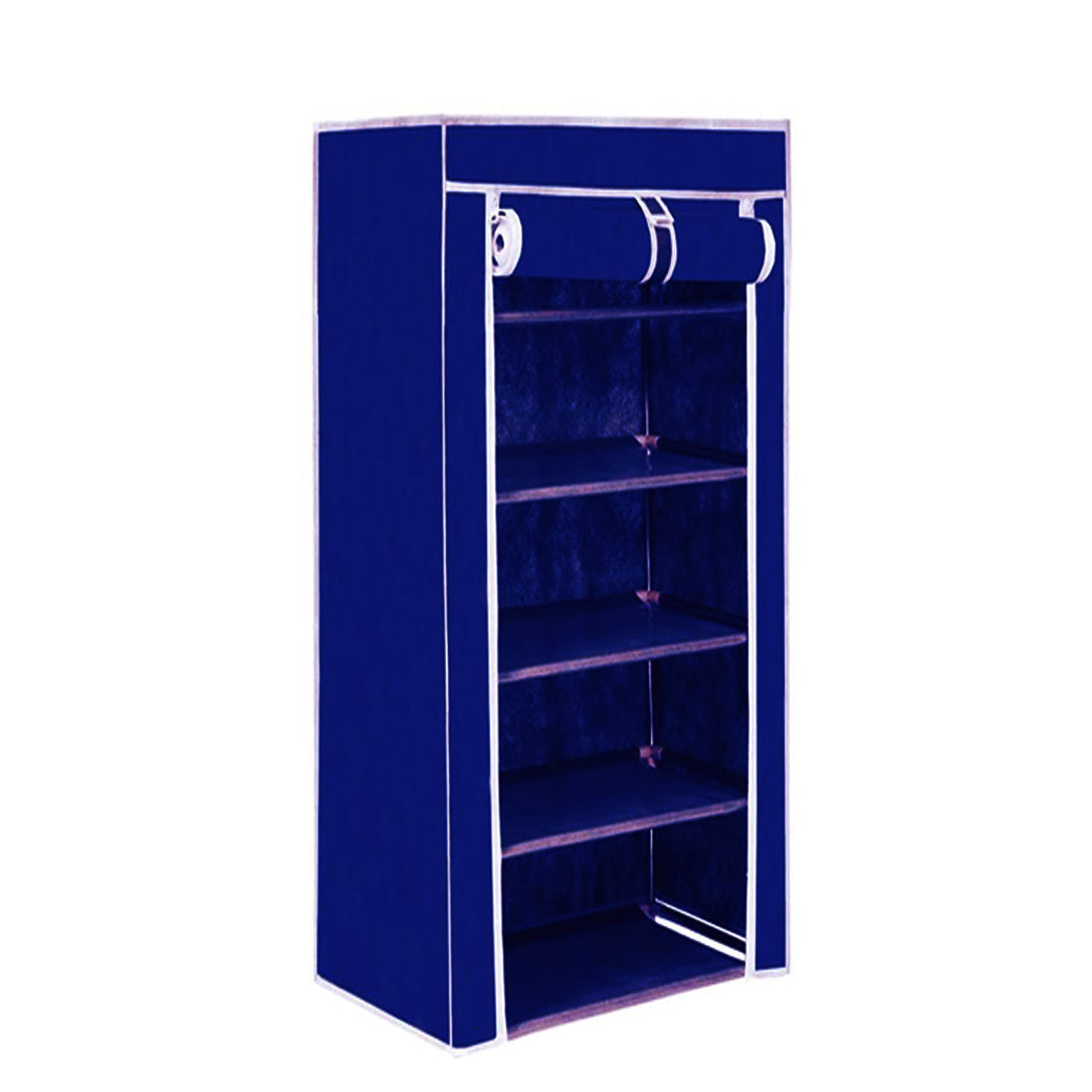5 Layer Shoe Rack Blue