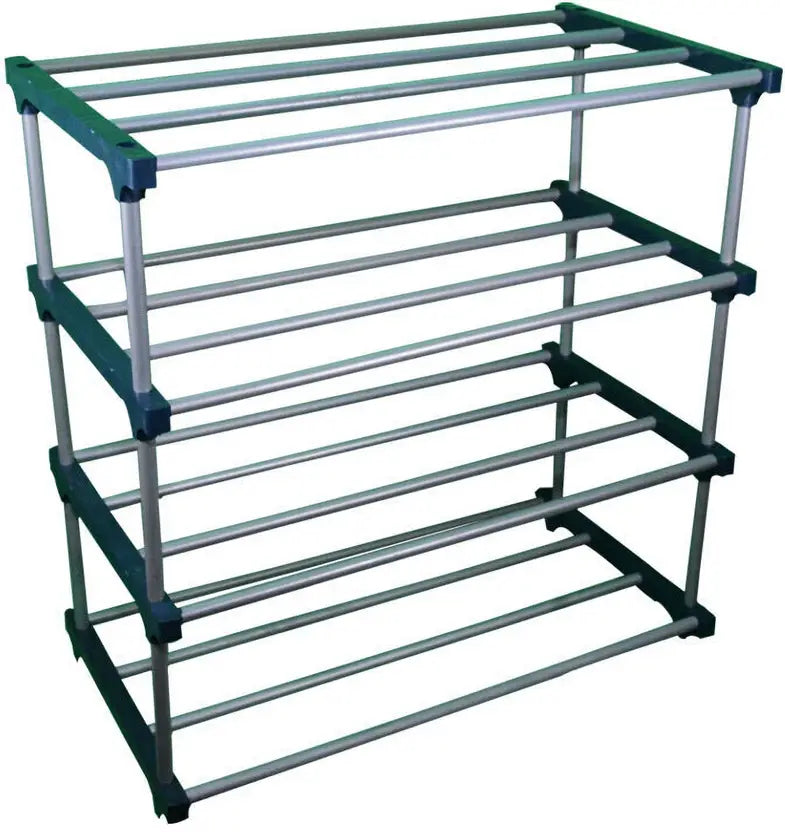 TURBOMAX 5 Tiers Book Shelf for Home Library Multipurpose Storage Organizer Heavy Plastic Open Book Shelf  (Finish Color - Black, DIY(Do-It-Yourself))