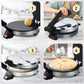 TURBOMAX Electric Roti Maker Machine with Double Indicator for Home | 900 Watt Non-Stick PTFE Coating Stainless Steel Automatic Chapati Maker Machine
