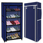 5 Layer Shoe Rack Blue
