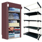 4 Layer Shoe Rack Brown