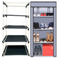 4 Layer Shoe Rack Grey