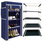 4 Layer Shoe Rack Blue