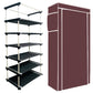 6 Layer Shoe Rack Brown