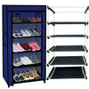5 Layer Shoe Rack Blue