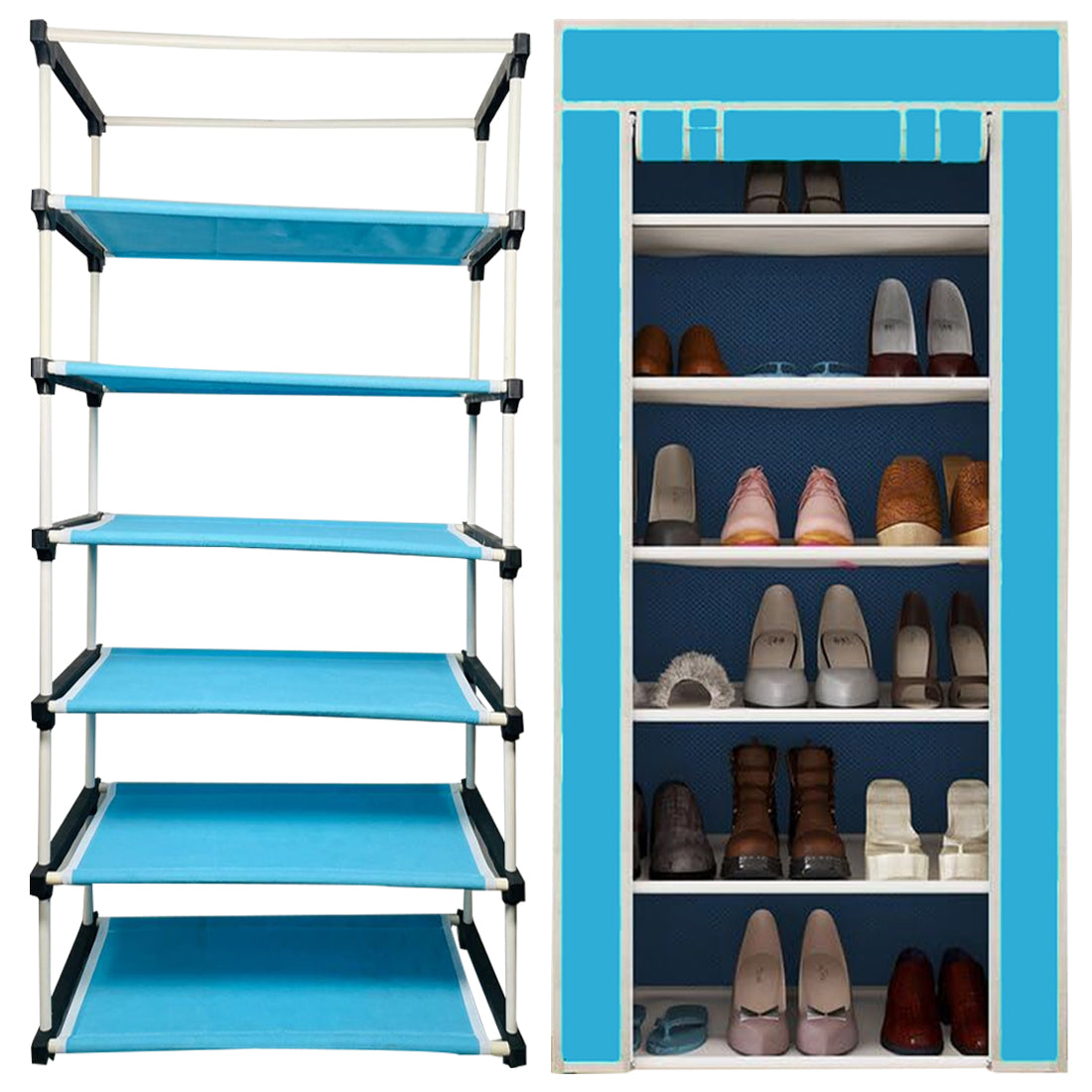 6 Layer Shoe Rack Firozi