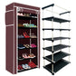 6 Layer Shoe Rack Brown