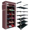 6 Layer Shoe Rack Brown