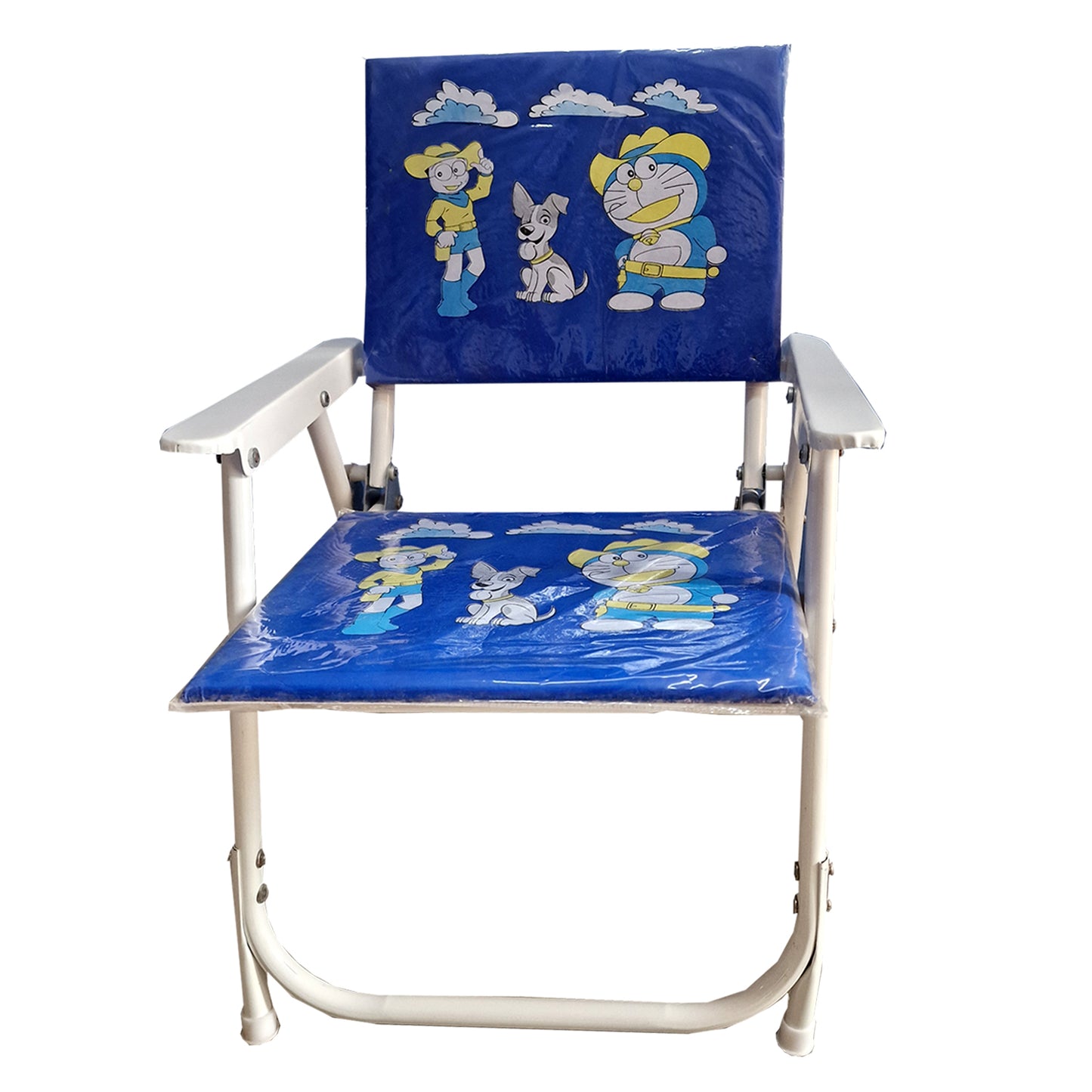 TURBOMAX Foldable Kids Study Table & Chair for 2-12 Years Students | Pre-Assembled Modern & Attractive Design Study Table for Kids (Multicolor) Blue