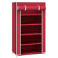 5 Layer Shoe Rack Maroon
