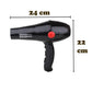 TURBOMAX TRI™ CHAOBA 2000 Watts Professional Hair Dryer (Black)