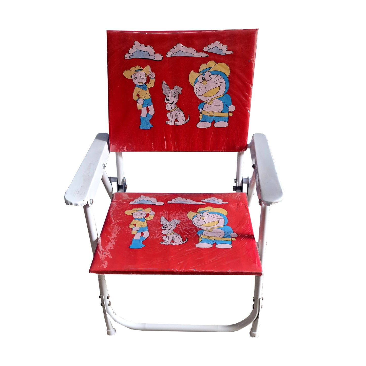 TURBOMAX Foldable Kids Study Table & Chair for 2-12 Years Students | Pre-Assembled Modern & Attractive Design Study Table for Kids (Red)